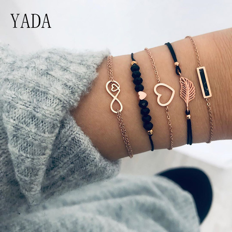 YADA Gifts 5 / Love Heart  Bracelets & Ba..